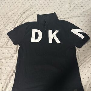 DKNY Black Polo Shirt